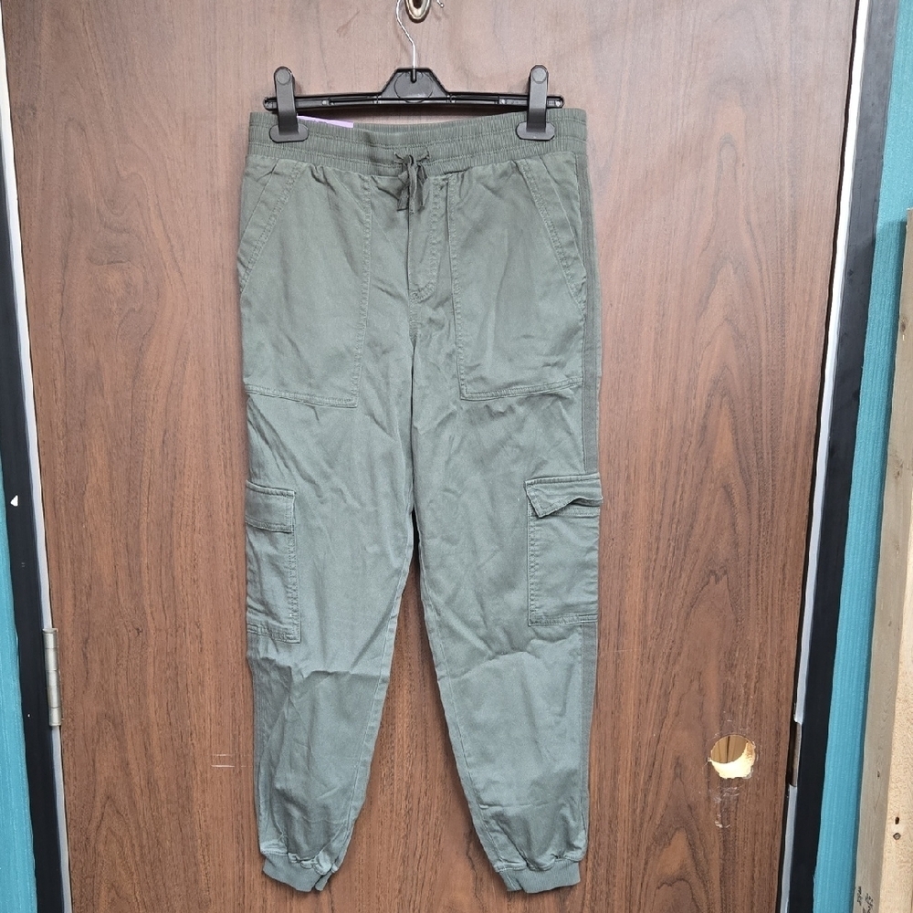 Splendid Size XS Faded Green High Waisted Cargo Jogger Style Pant